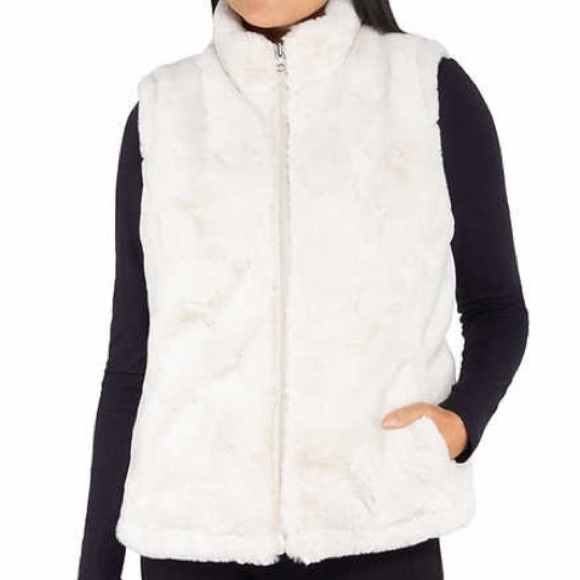 Nicole Miller Ladies Women’s Reversible Vest with Pockets Size NEW - Picture 7 of 10